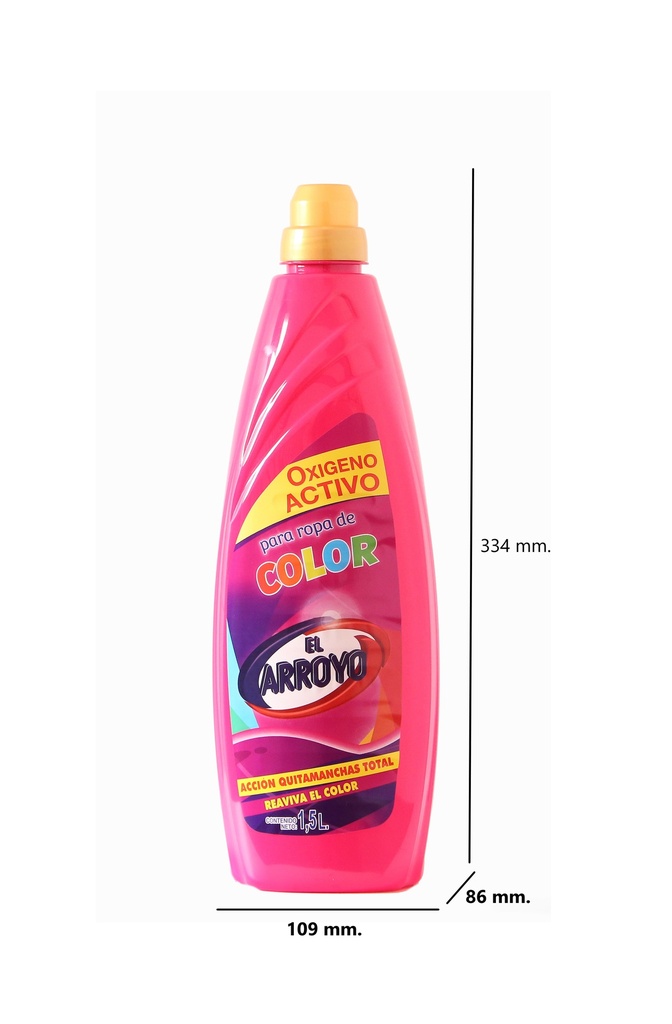 El Arroyo Oxígeno Activo Color 1,5L.